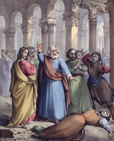 La morte di Anania da Siegfried Detler Bendixen